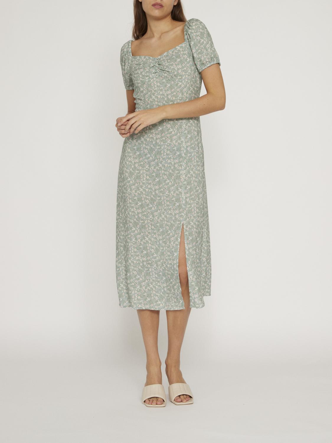 VIKATA Dress - Green Milieu