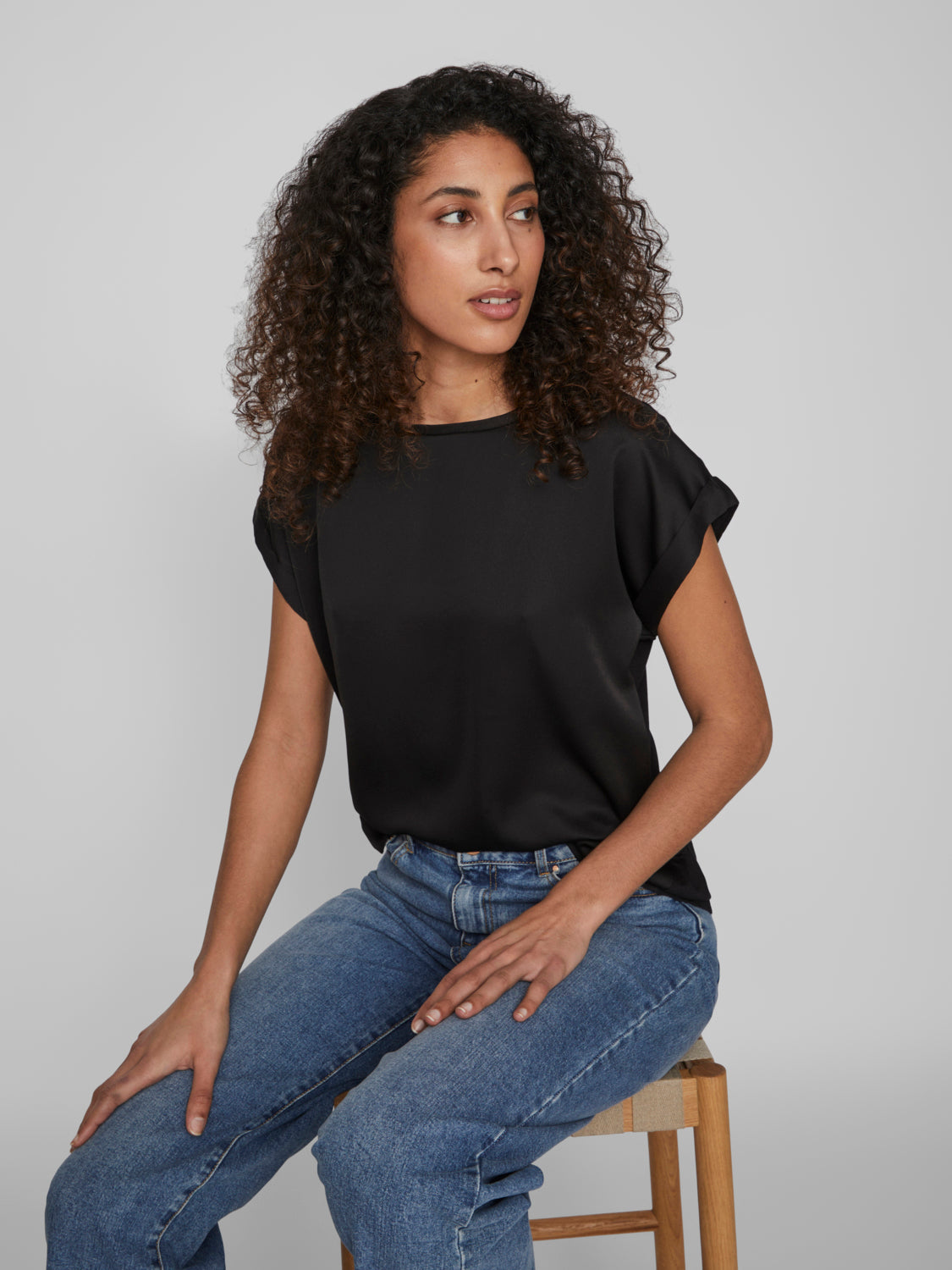 VIELLETTE T-shirts & Tops - Black